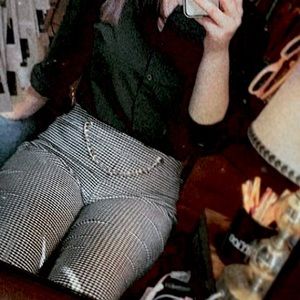 Plaid dress pants